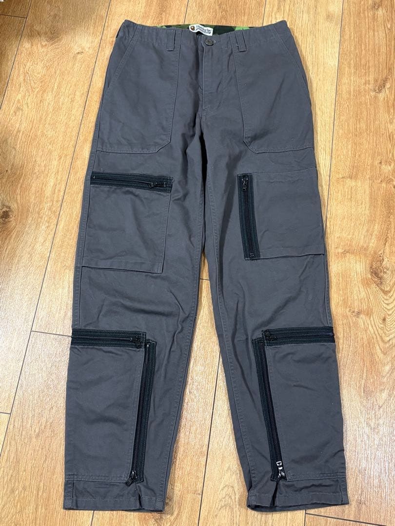 A Bathing Ape Cotton Cargo Pants S BA0226244