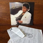 MICHAEL JACKSON - Thriller OG Vinyl LP Record First Press Quincy Error