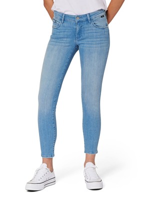 Mavi Damen Jeans, LINDY, Denim Hose Bootcut, lt sky glam, Blau, W34 L30