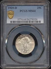 1929-D Standing Liberty Quarter PCGS MS 64