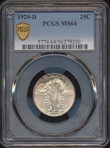 1929-D Standing Liberty Quarter PCGS MS 64