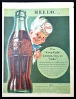 1942 Coca Cola Vintage Print Ad SPRITE BOY Coke Character