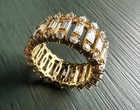 Adriana Orsini Eternity Ring Band 18K Gold Plated + CZ Size 7 — photo 2