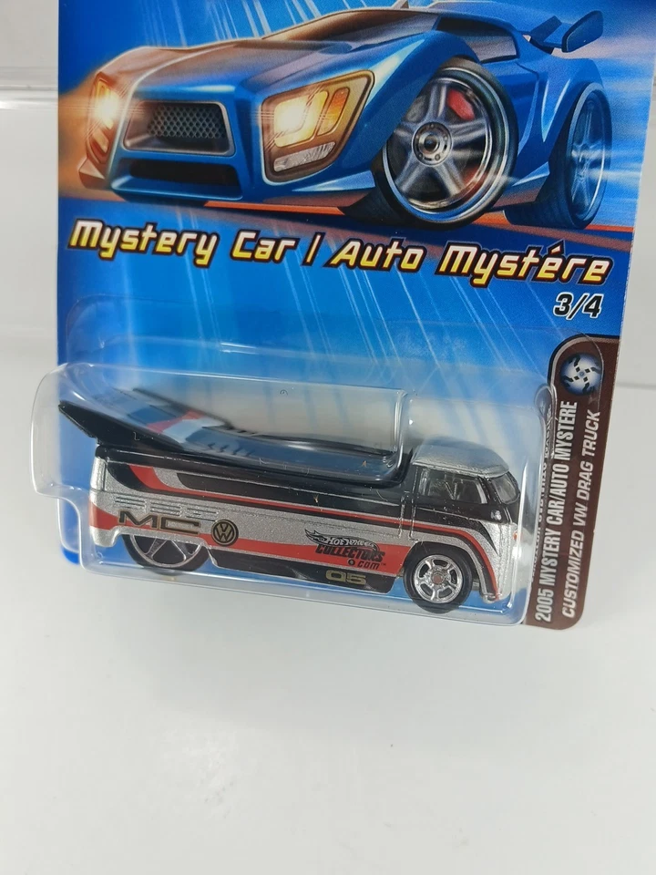 Camión de arrastre Monmc 2005 Mystery Car Hot Wheels VW personalizado 186 con protector  Foto 3 de 4