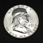 1961-D Franklin Half Dollar 90% Silver Uncirculated Brilliant Luster High Grade