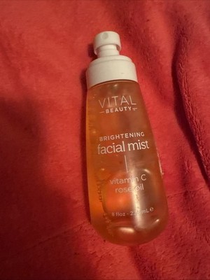 Vital Beauty Brightening Facial Mist Vitamin C & Rose Oil 8 fl oz