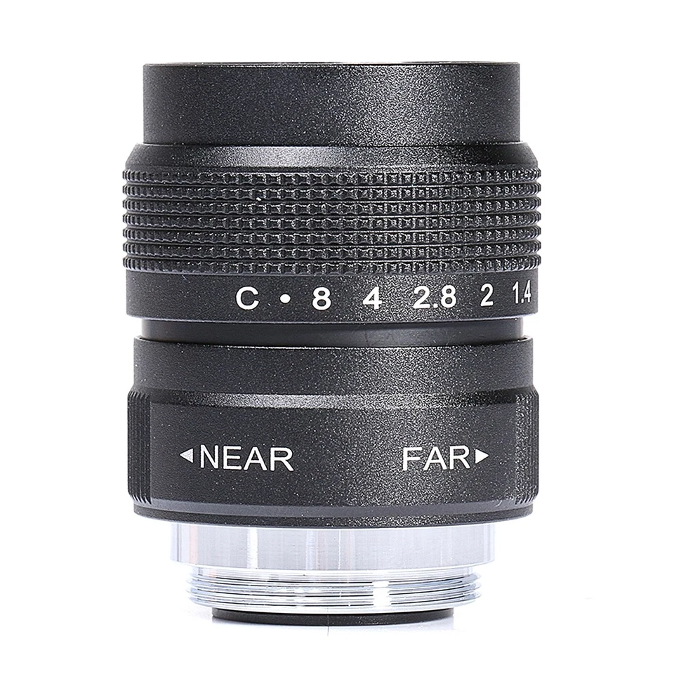 FUJIAN 25mm F1.4 CCTV Lens Clear Efficient Light Conduction C Mount Camera Lens - Image 2 of 4