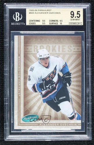 2005 Parkhurst Rookies Alex Ovechkin Alexander #669 BGS 9.5 GEM MINT Rookie RC