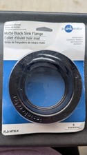 InSinkErator FLG-MTBLK Sink Flange for InSinkErator Garbage Disposal-Matte Black