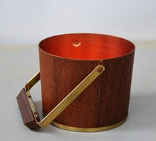 Atapco MCM Ice Bucket Chrome circa 1960