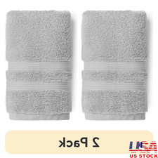 2 Pack Soft Cotton Hand Towels 16X26 Quick Dry Absorbent Odor Free Lightweight D