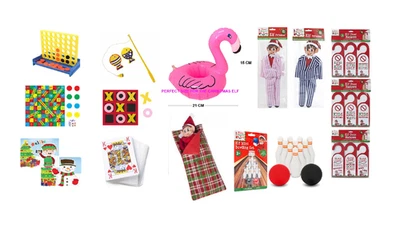 HENDBRANT & PMS ELF Ideas Elves Behavin Badly Accessories Games Props Toys ELFIE Fun FREE P&P UK