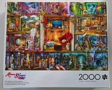 BUFFALO Aimee Stewart 'THE GRAND FICTION LIBRARY' 2000 Piece Puzzle COMPLETE