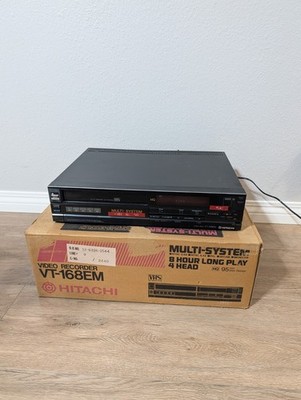 HITACHI VT-168EM Video Recorder VHS Multi-System Made In Japan for