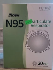 FLTR Pure Protection N95 Particulate Respirator Disposable Protective Mask 20PCS