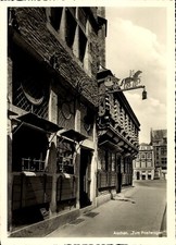 Ak Aachen,  Zum Postwagen,  Gaststätte, Rathaus - 4869279