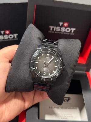 Tissot Seastar 1000 Powermatic 80 43mm Black Dial Auto 300m Box Manual