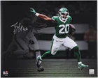 Breece Hall New York Jets Signed 16" x 20" Stiff Arm Vs. Browns Spotlight Photo