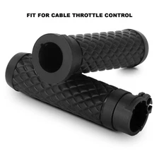 1" 25mm Cable Throttle Hand Grips For Harley Sportster 48 XL1200X 2010-2022