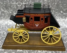 Vintage Wells Fargo Stage Coach Western Model by Oscar Cortes - 1996
