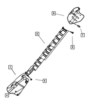 Genuine Mopar Hex Nut-Coned Washer Nut And Washer 6100815