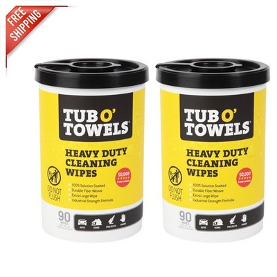 Multi-Surface Heavy-Duty Cleaning Wipes 10'' x 12'' - 180 Count, Waterless Formula
