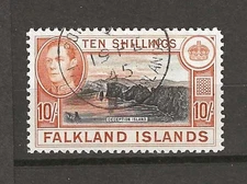 FALKLAND ISLANDS 1938/50 SG 162a USED 