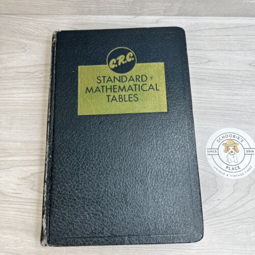 CRC Standard Mathematical Tables 11th Edition 1957 Vintage Hardcover Chem Math - Foto 1 di 23