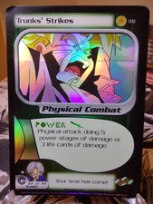 DBZ CCG DRAGON BALL Z TRUNKS STRIKES 98 FOIL TRUNKS SAGA CARD SCORE ENT. 2001