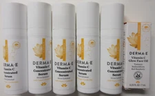 Derma-E Vitamin C Concentrated Serum 0.5 oz x 5 = 2.5 oz + Bonus SALE HELPS DOGS
