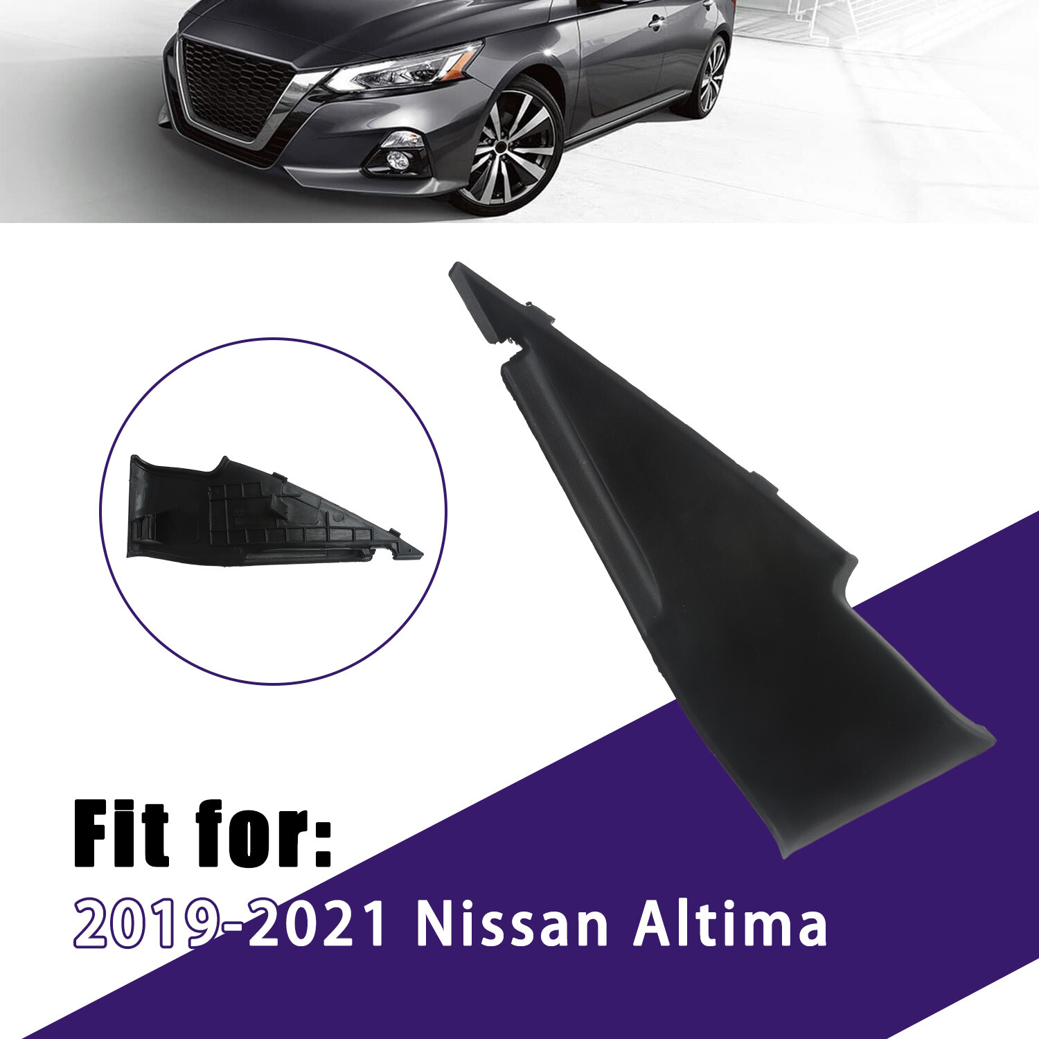 Easy to Install Left Windshield Wiper Trim Fit for 2019 2020 2021