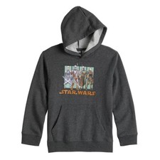 NEW Boy's Star Wars Hoodie NWT in Plastic Medium  Free Gift 