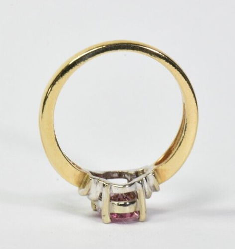 Earth Mined Pink Tourmaline 14 karat Solid Gold Ring - Picture 14 of 14