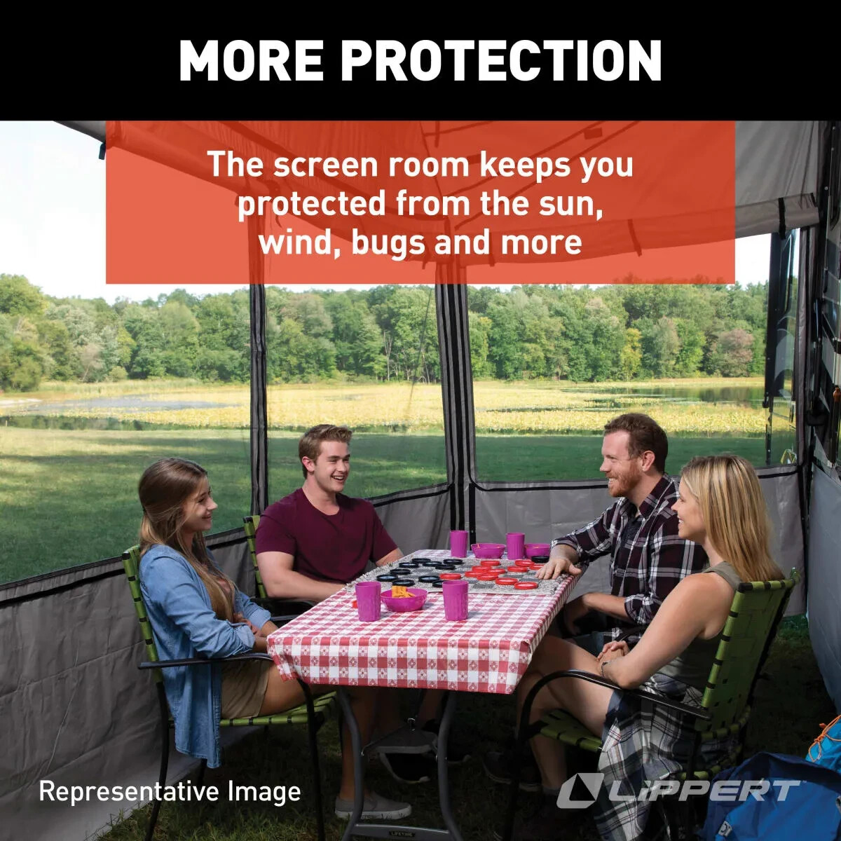 20' Solera Family Room RV Awning Screen Room eBay