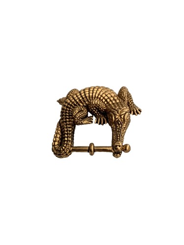 1986 Mimi Di N bow belt buckle gold-plated 2pc Vintage Collectible MiMi di n 1986 Gold Tone Two Piece Knot  main image 2