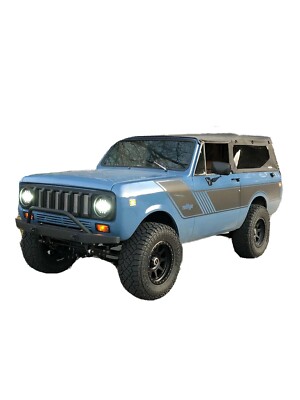 72-82 Scout Traveler 4WD 2-4/" Lift Front Skyjacker Black MAX Shocks