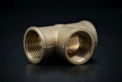Messing T-Stück | IG x IG x IG | 1/4 Zoll - 2 Zoll | PN 16 | Gewindefitting