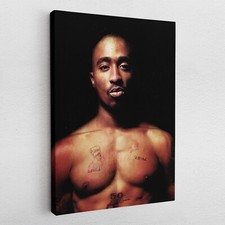 Leinwandbild Poster Acryl Pop Art 2Pac Tupac Shakur Rap HipHop Star