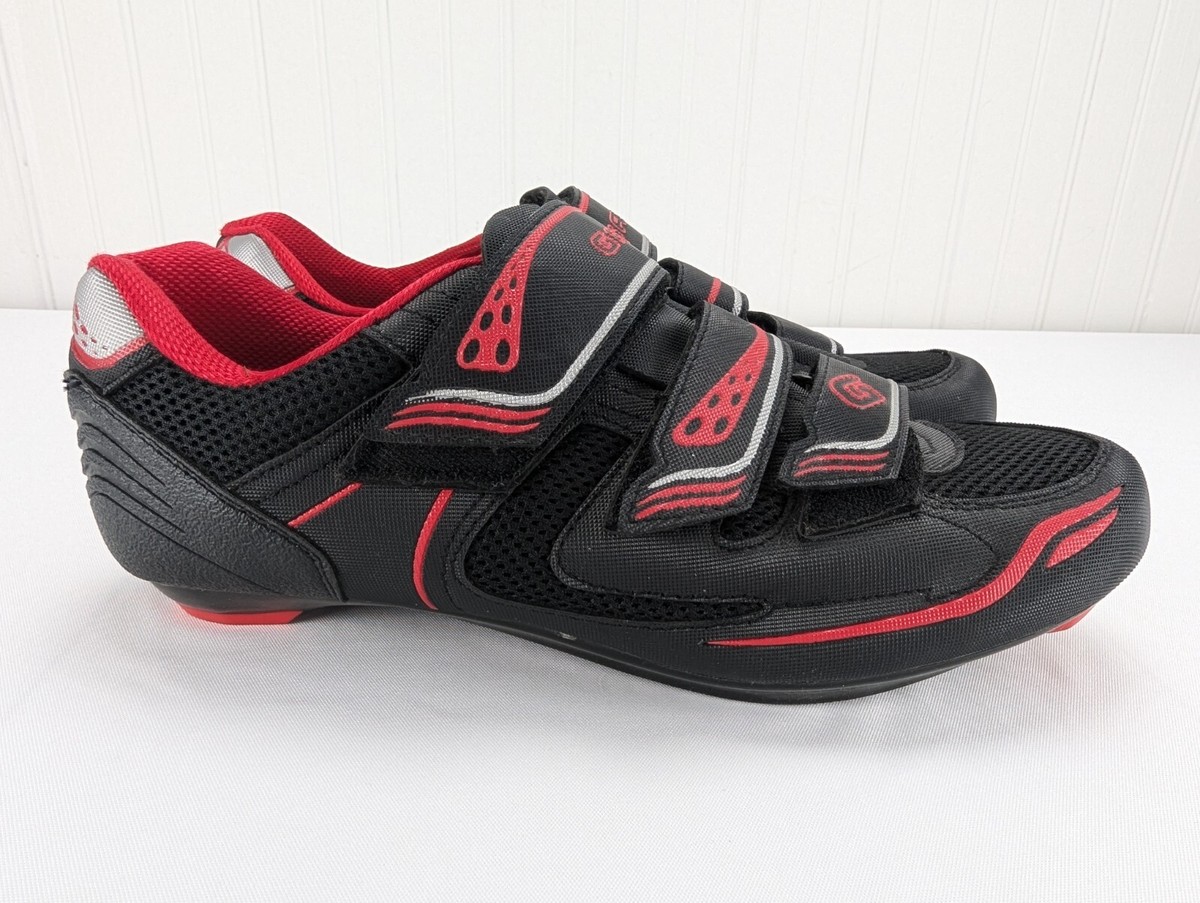Gavin Road Bike Mens Shoes Size 44 10 Black & Red Metal  display picture 1