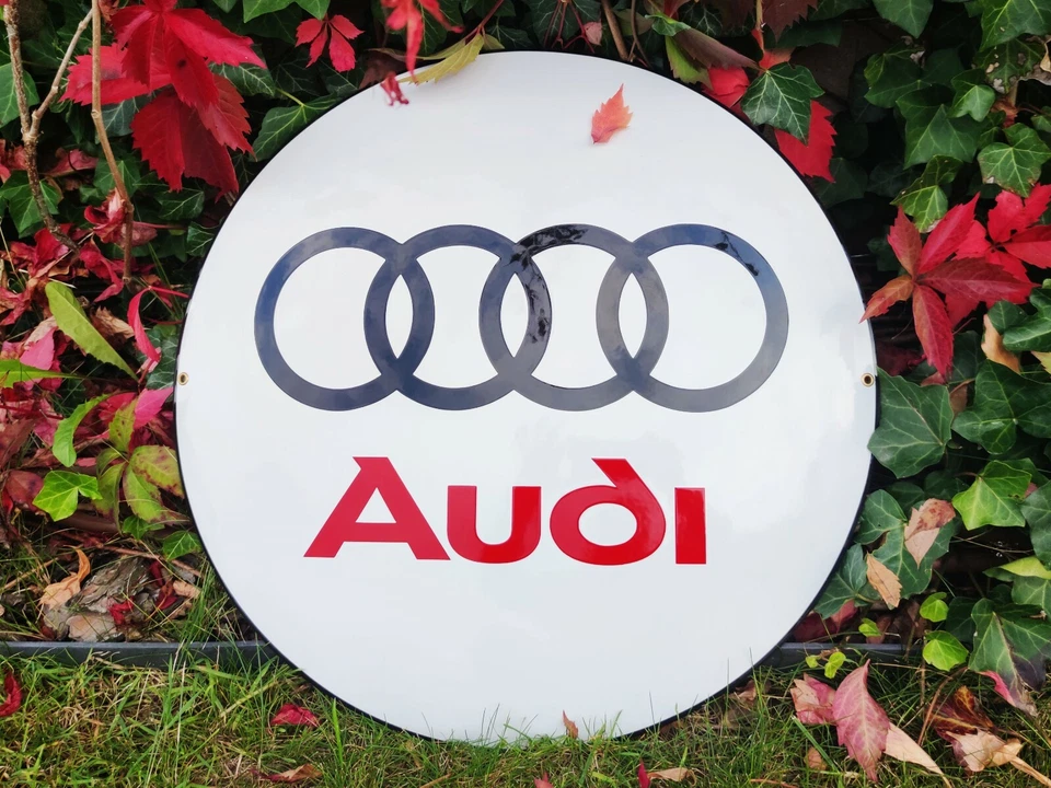 Enamel plaque AUDI 50 cm WARRANTY-10 ys collectable sign logo plate emblem - Image 2 of 4