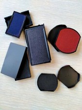 Tampone,cartuccia,cuscinetto di ricambio per timbri tanti MODELLI ,MARCHE MISURE