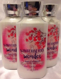 3 bath body works winterberry wonder shea vitamin e body lotion bath e body works
