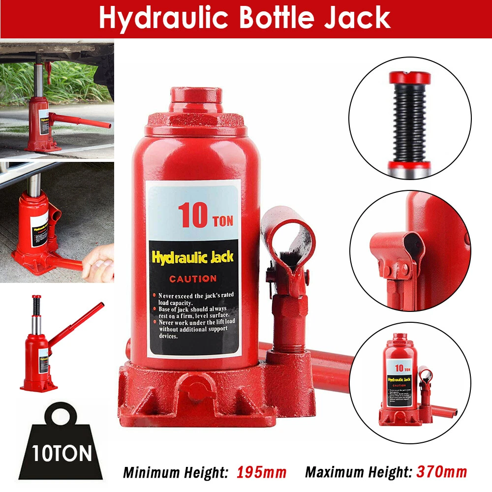 10 Ton Air Hydraulic Bottle Jack Heavy Duty Car Jack Fit for Auto