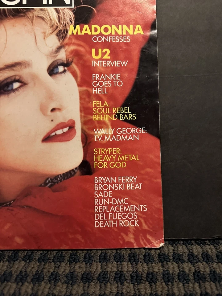 1985 May SPIN Magazine, MADONNA Volume 1 Number 1 *Premiere Issue (B30) - Image 4 of 4