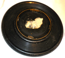 1 Frisbee Wham-O by Irwin Flying Disc Black color VTG classic toy,whamo