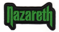 Nazareth Sew-on Patch | Scottish Hard Rock Heavy Metal Blues Rock Band Logo