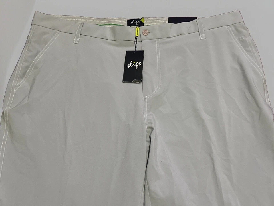 New Sligo Wear Preston Golf Pants Mens Size 40 (42x30) Light Gray Lightweight - Image 2 of 4