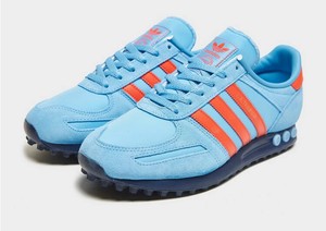 adidas originals la trainer blue and orange
