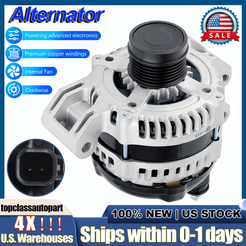 Alternator 11572 For 2011-2016 Chrysler 300，Dodge Challenger Charger 3.6L 160Amp - Picture 1 of 17