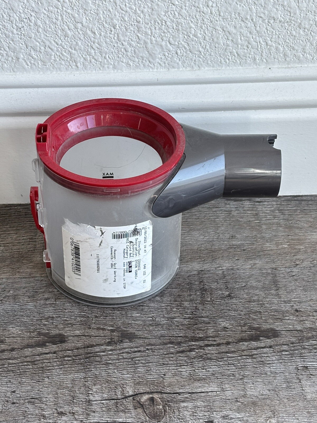 Dyson V7 V8 SV10 SV11 Cordless Vacuum Genuine Replacement Dust Bin Canister